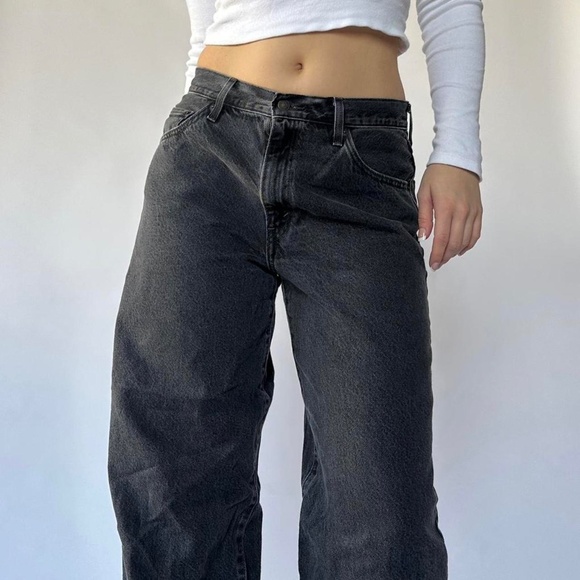 Levi's Baggy Dad Jeans Black Size 29 - Picture 2 of 7